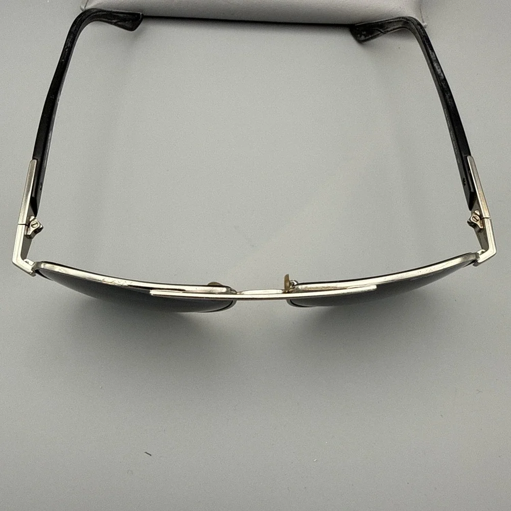 Arnette Aviator Sunglasses 3061-503/71 One Time Polarized Gold Frames EUC